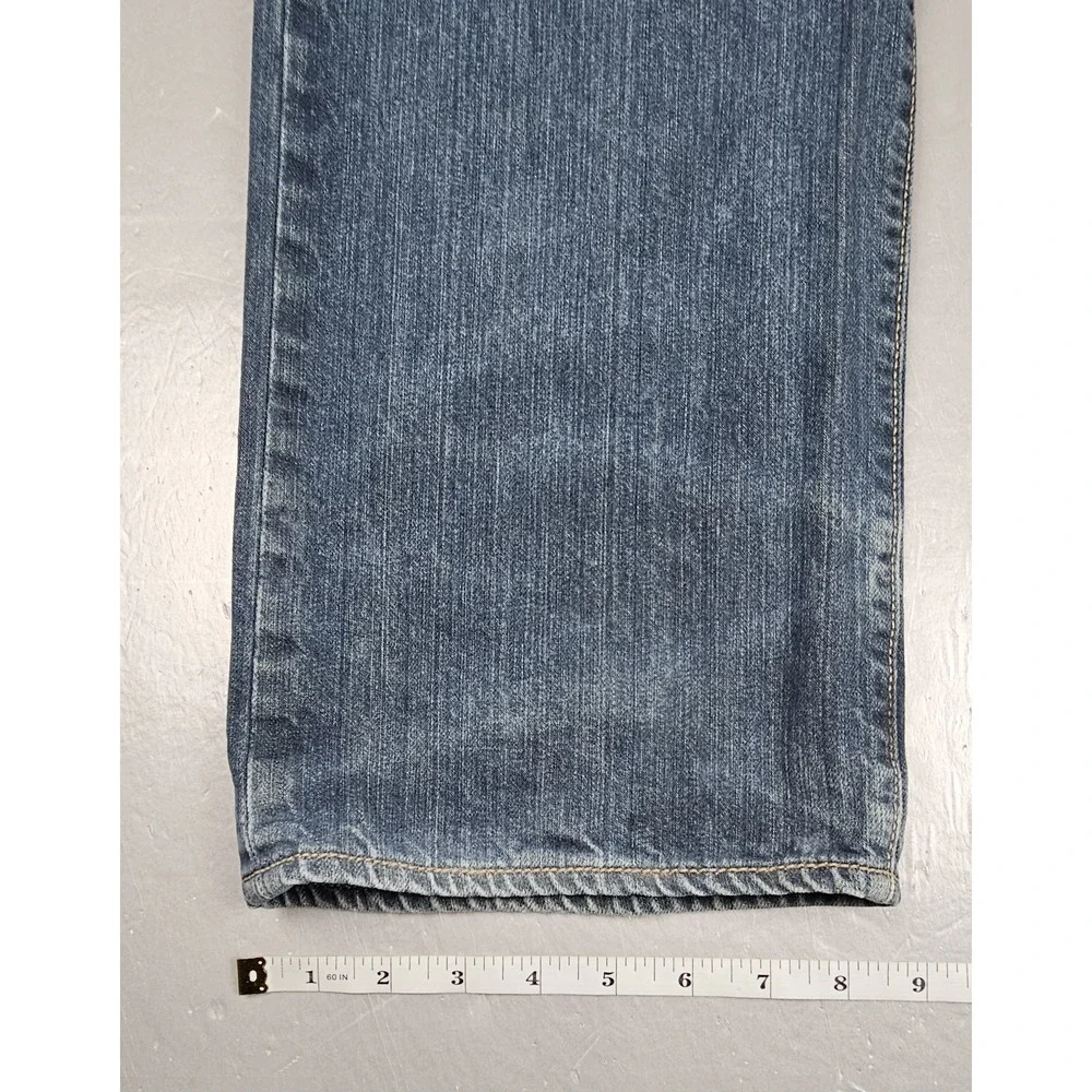 Levis 501‎ Jeans Mens 42x32 Button Fly Medium Wash Y2k Blue Casual Denim
